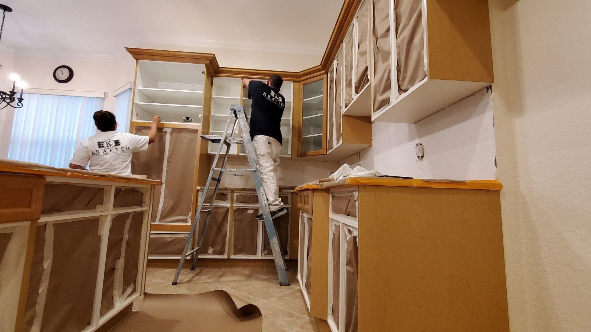 Krafted Luxury Cabinet Refinishing project photo 21