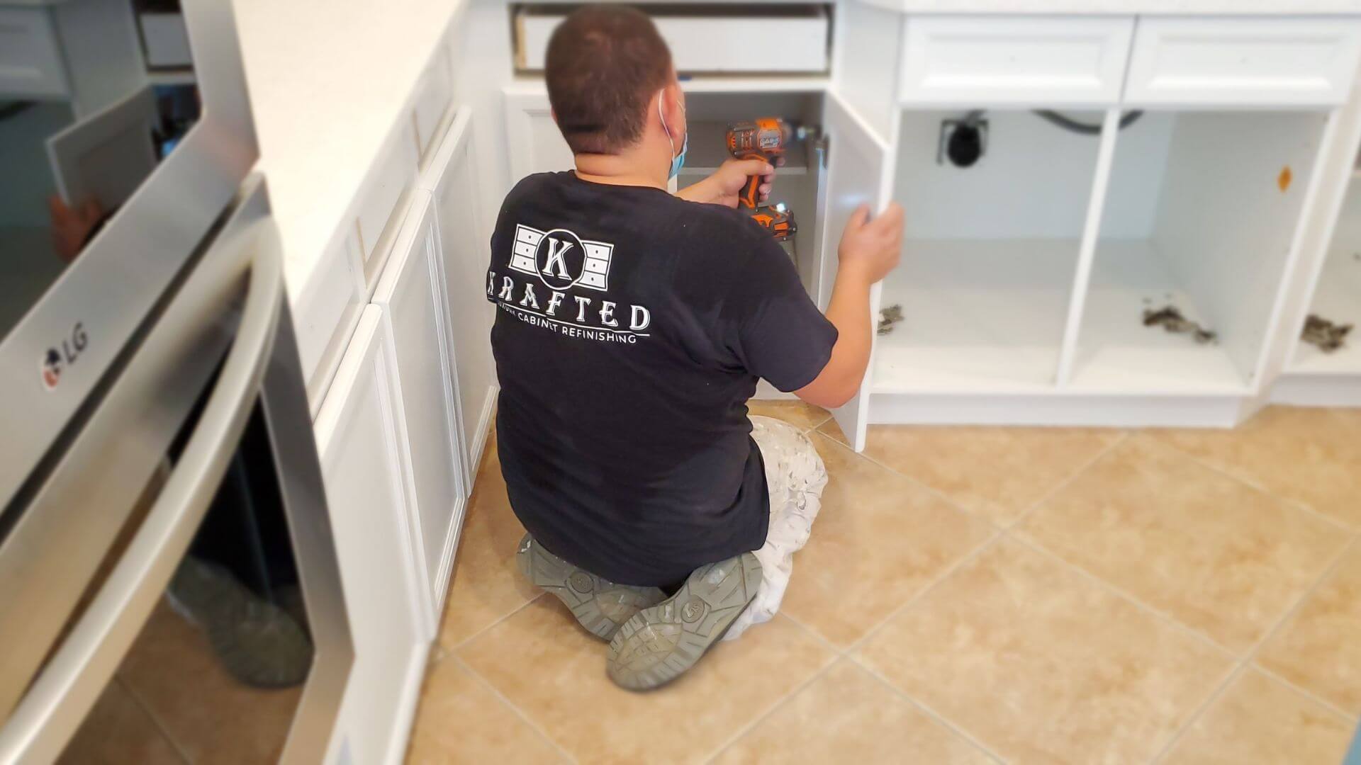 Krafted Luxury Cabinet Refinishing project photo 23