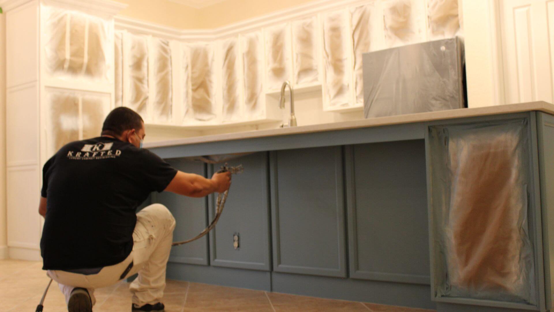 Krafted Luxury Cabinet Refinishing project photo 25