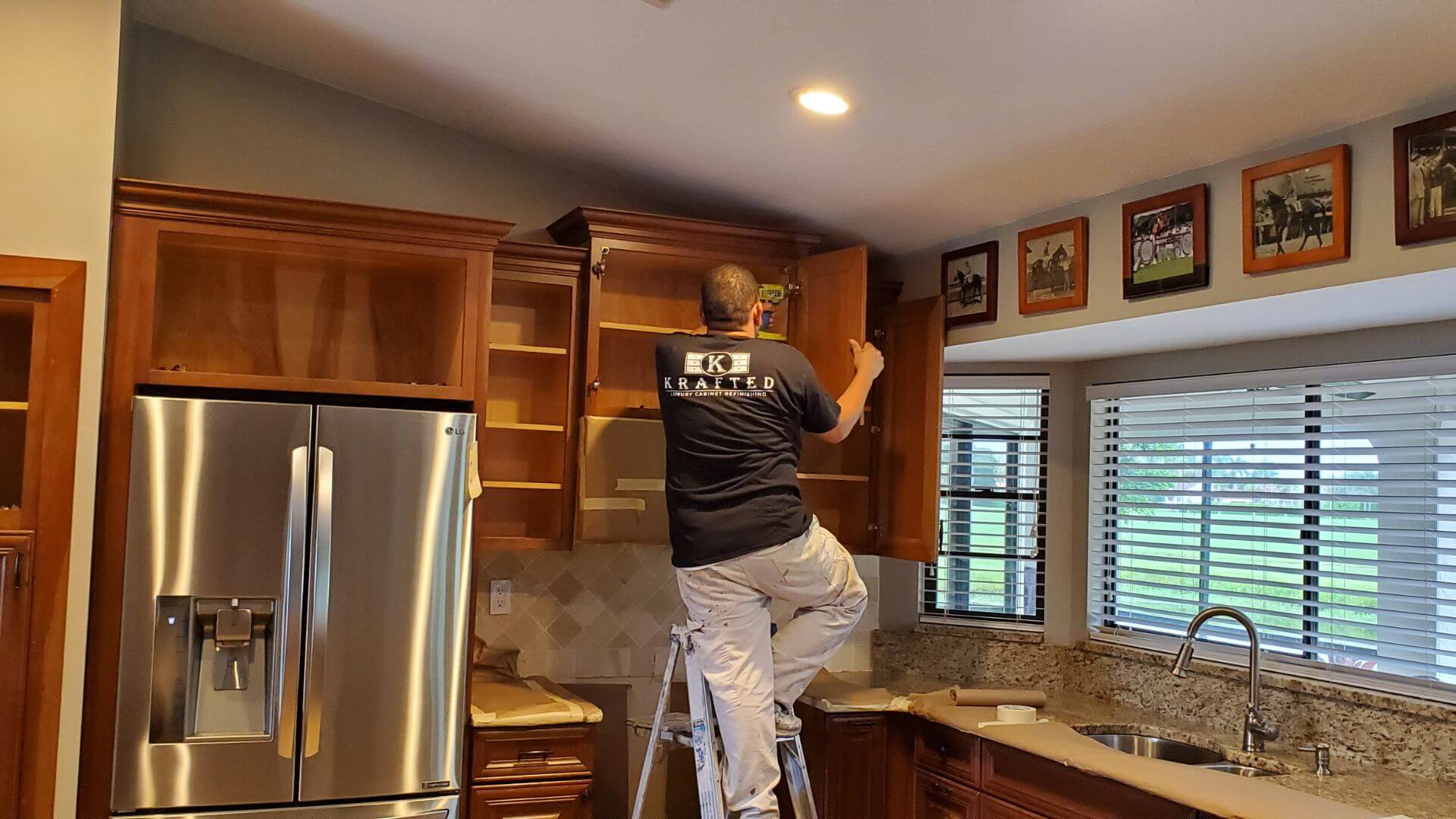 Krafted Luxury Cabinet Refinishing project photo 5